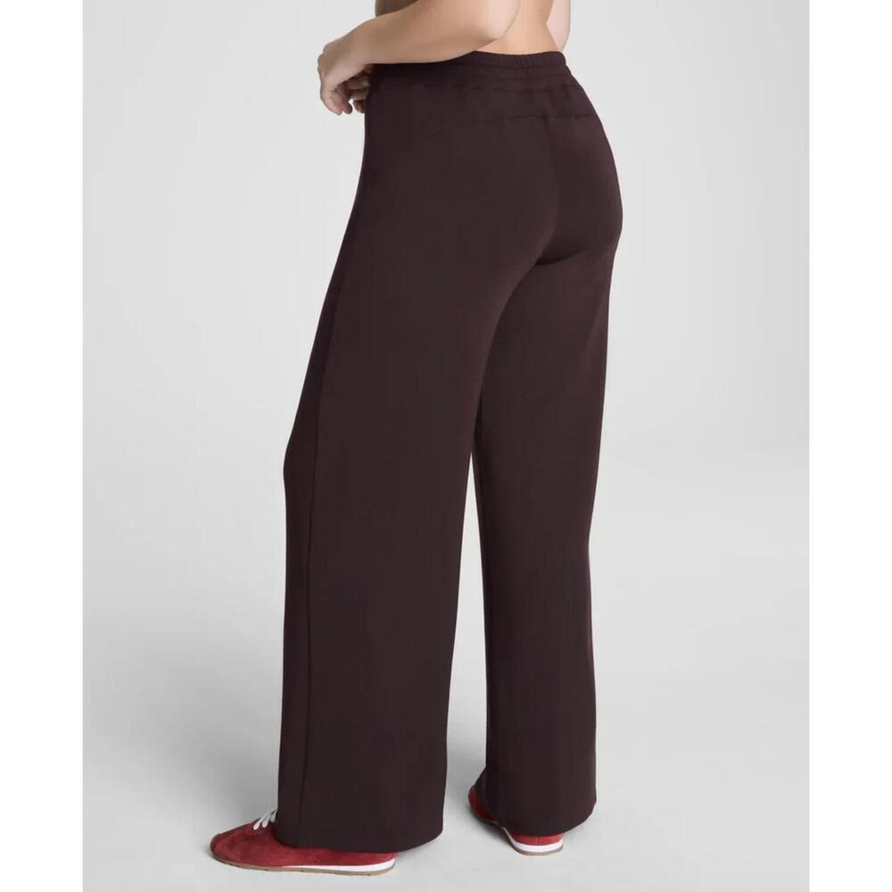 NEW SPANX airessentials wide leg pant in truffle brown - Picture 3 of 5